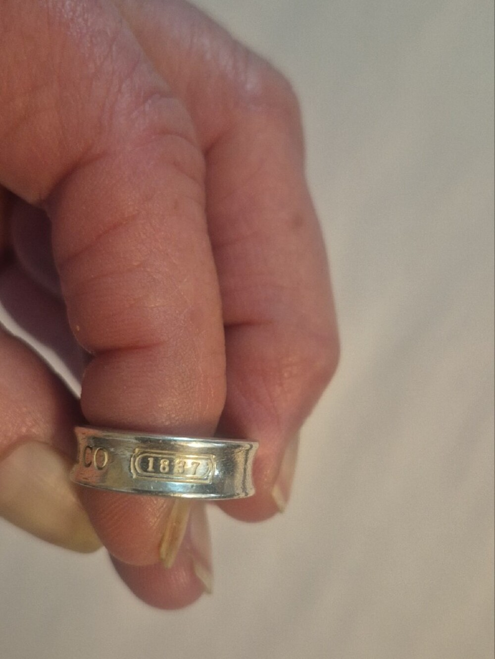 Tiffany&CO Sterling SilverBand - Classic Silver Ring... - Picture 5 of 11